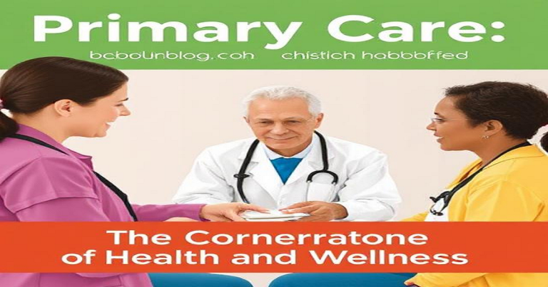 Primary Care: The Cornerstone of Health and Wellness